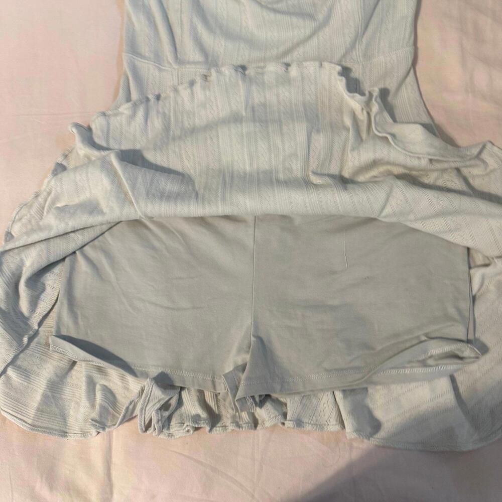 Out From Under Mira Perfect Pointelle Drop Waist Strapless Romper - Picture 10 of 10